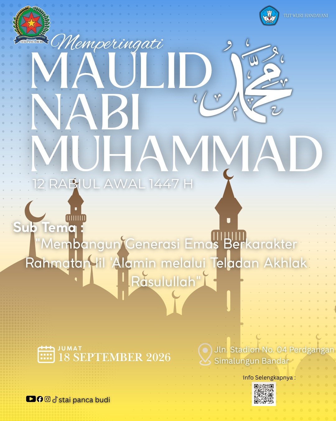 Peringatan Maulid Nabi Muhammad SAW 1447 H